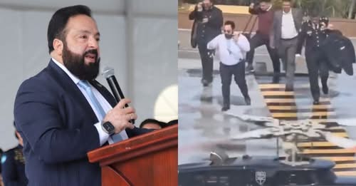 Del bombo al helicóptero: Redondo se codea con el pueblo, pero vuela con la élite